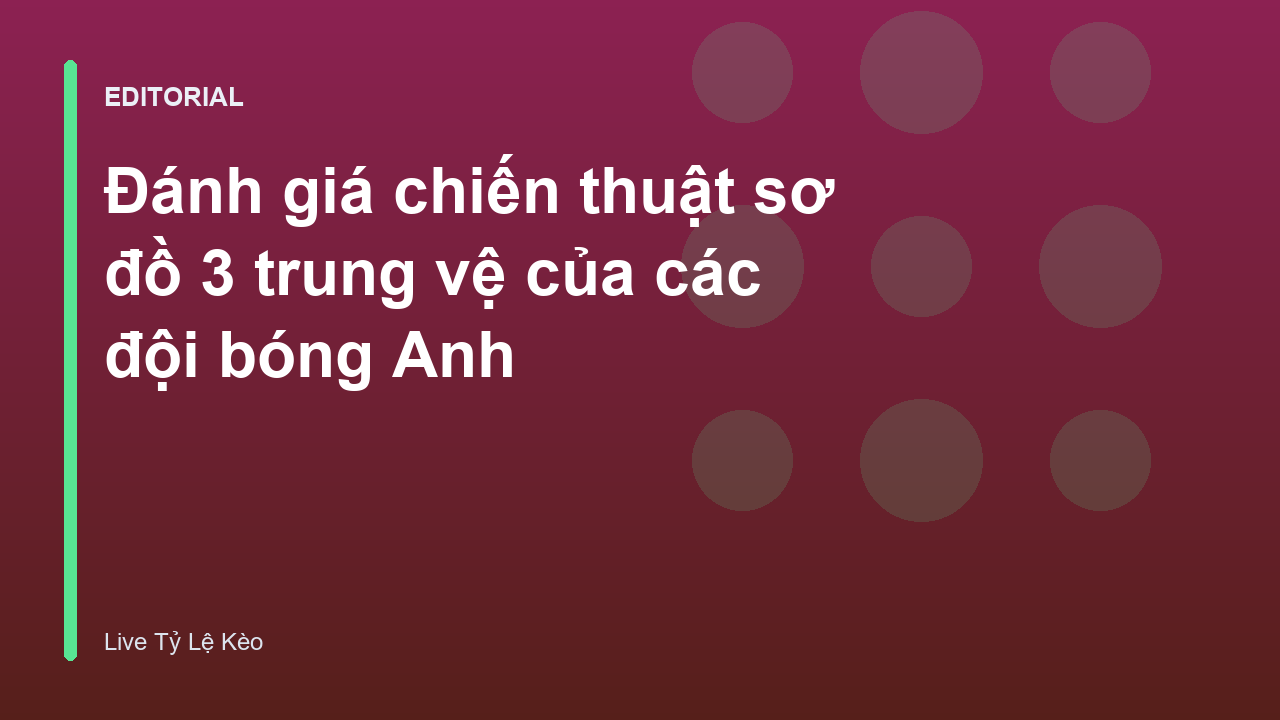 Sơ đồ chiến thuật 3 trung vệ trong bóng đá